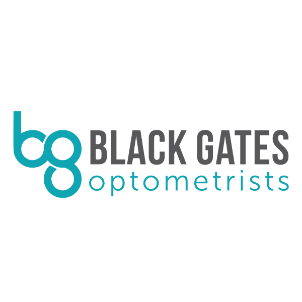 Black Gates Optometrists logo design