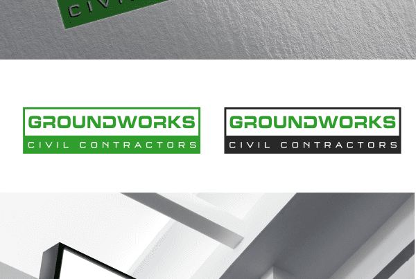 Final logo for Groundworks Lower Hutt