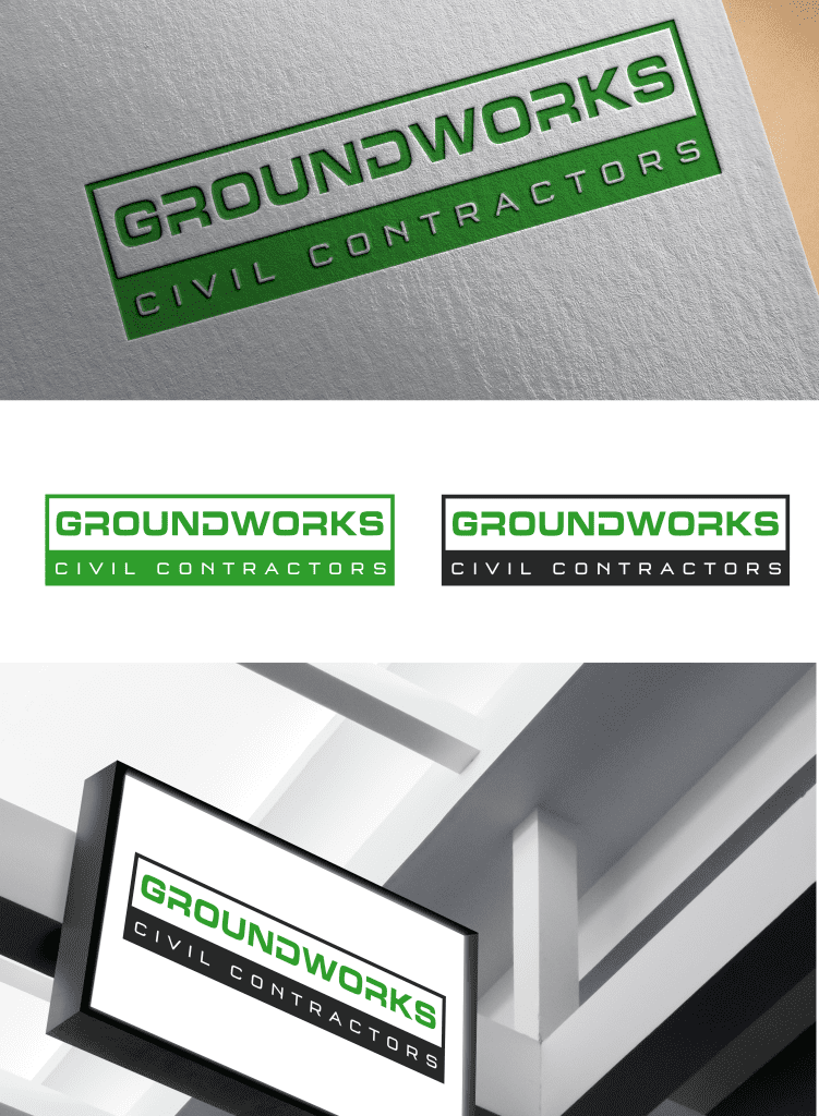 Final logo for Groundworks Lower Hutt