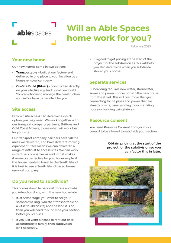 information sheet design